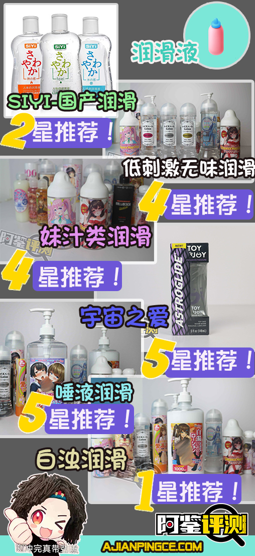 最费身体的一集！国产，日本，欧美各类润滑大评测！哪款适合你？（上篇）
