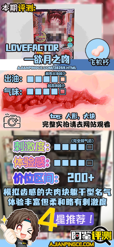Lovefactor——“欲月之吻”评测！结构复杂充盈的肉感“尖牙”，看似凶险实则温柔~